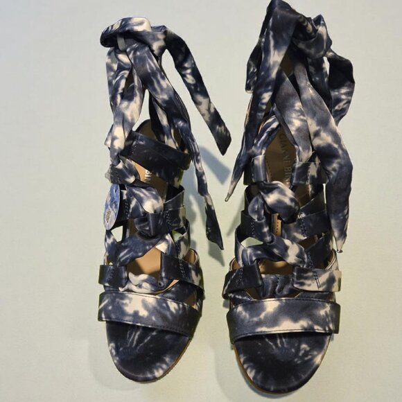 NIB Gianni Bini Abrianna Denim Blue MLT Stiletto Heels | Size 7 - Picture 7 of 9